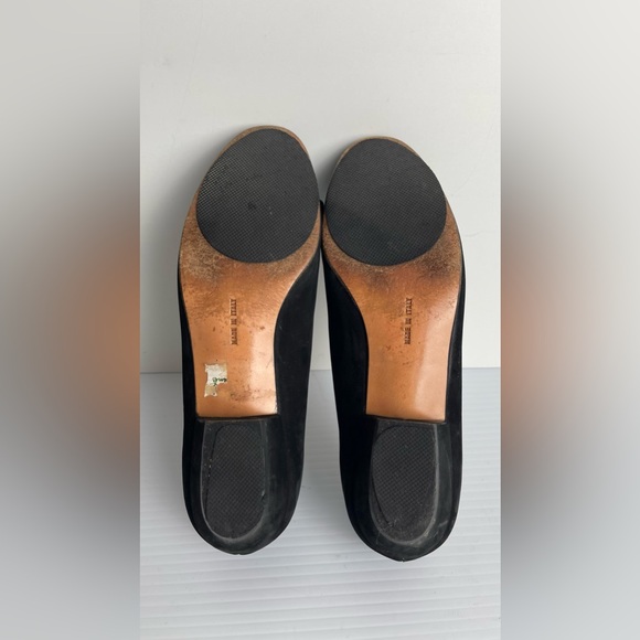 Salvatore Ferragamo Vera Bow SEUDE Shoes Classic black Size 6B READ please - Picture 13 of 14